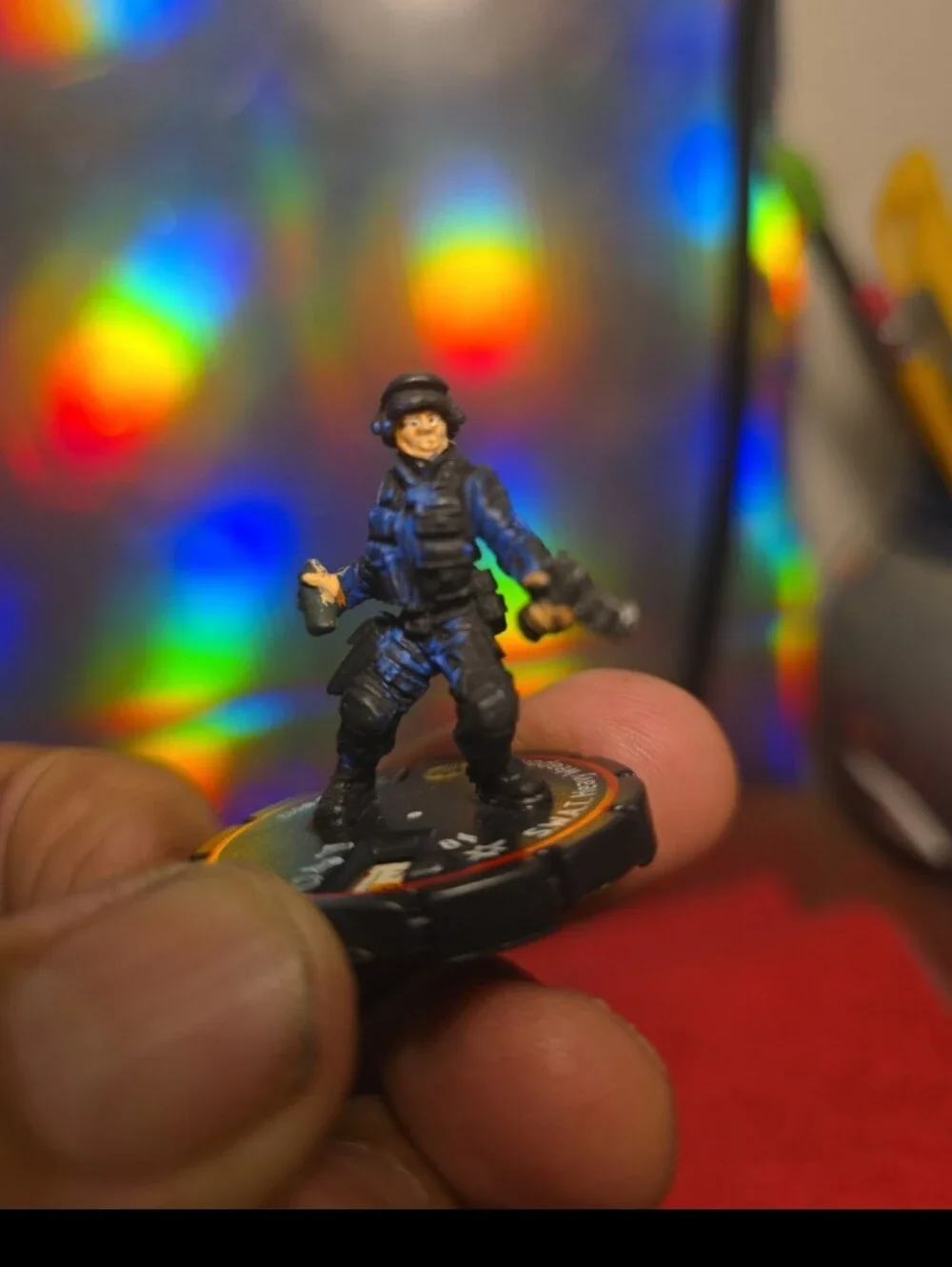 091326 Marvel Heroclix Critical Mass S.W.A.T. Heavy Weapons #012 Veteran Figure